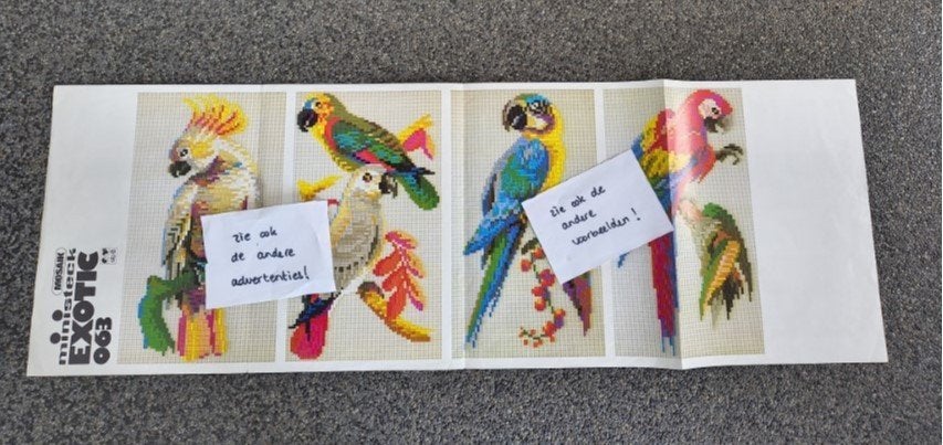 * Ministeck Mosaik nr. 063 Exotic 1979 *, Verzenden, Gebruikt, Voorbeeldboek