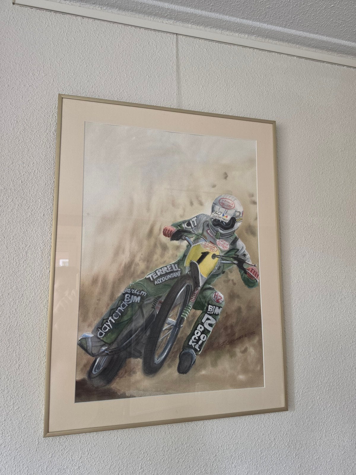 2 Simon Wigg schilderijen door Frans Brommer, Realistisch, Ophalen of Verzenden, Gesigneerd, Aquarel