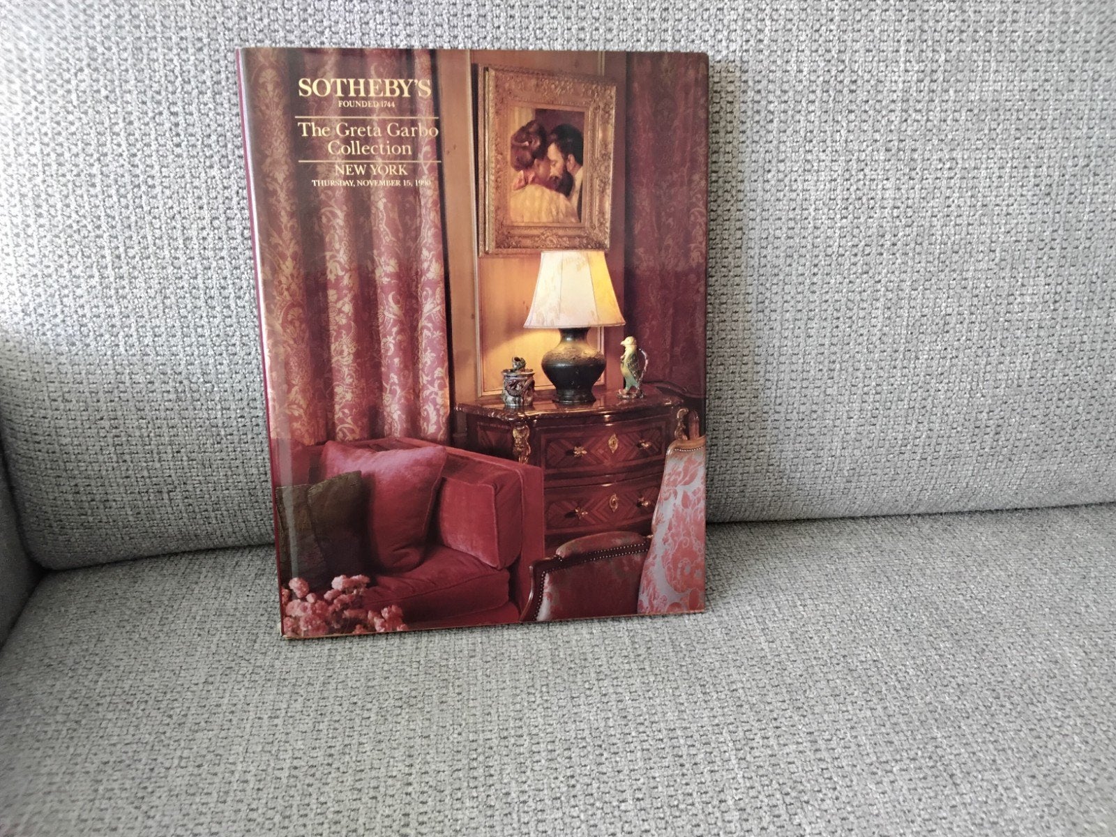 Sotheby's The Greta Garbo Collection Catalogus 1990, Boeken, Ophalen, Zo goed als nieuw, Sotheby's, Catalogus