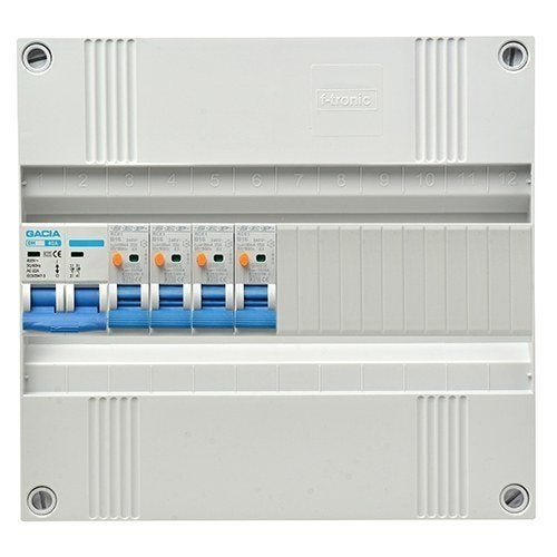 1F groepenkast 4x aardlekautom B16A 30mA + HFDS 2P, Verzenden, Nieuw