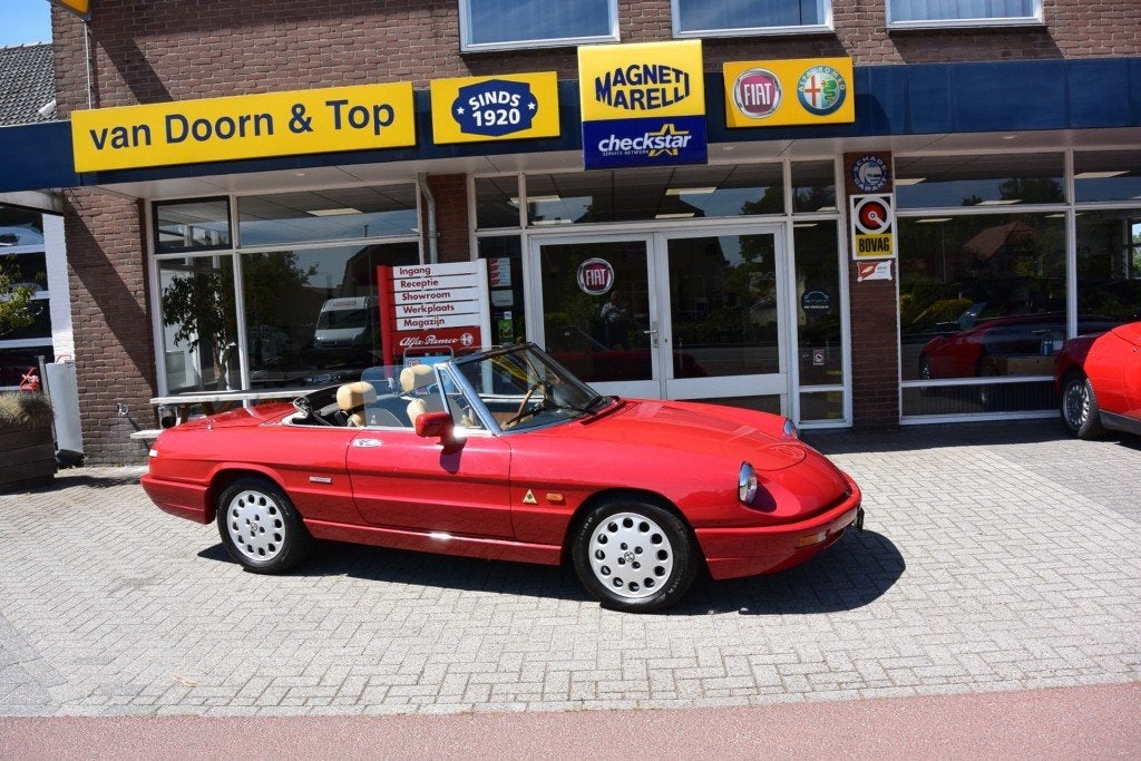 Alfa romeo SPIDER 1.6 motor, Auto's, Elektrische ramen, Gebruikt, 4 cilinders, Cabriolet