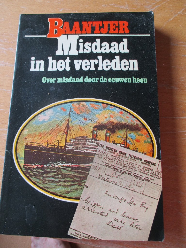 A. C. Baantjer. "Misdaad in het verleden"., Ophalen of Verzenden, Gelezen, A. C. Baantjer.