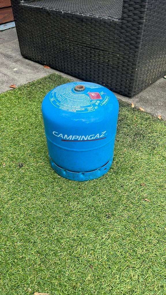 Hervulbare gasfles, Caravans en Kamperen, Kampeeraccessoires, Ophalen, Zo goed als nieuw