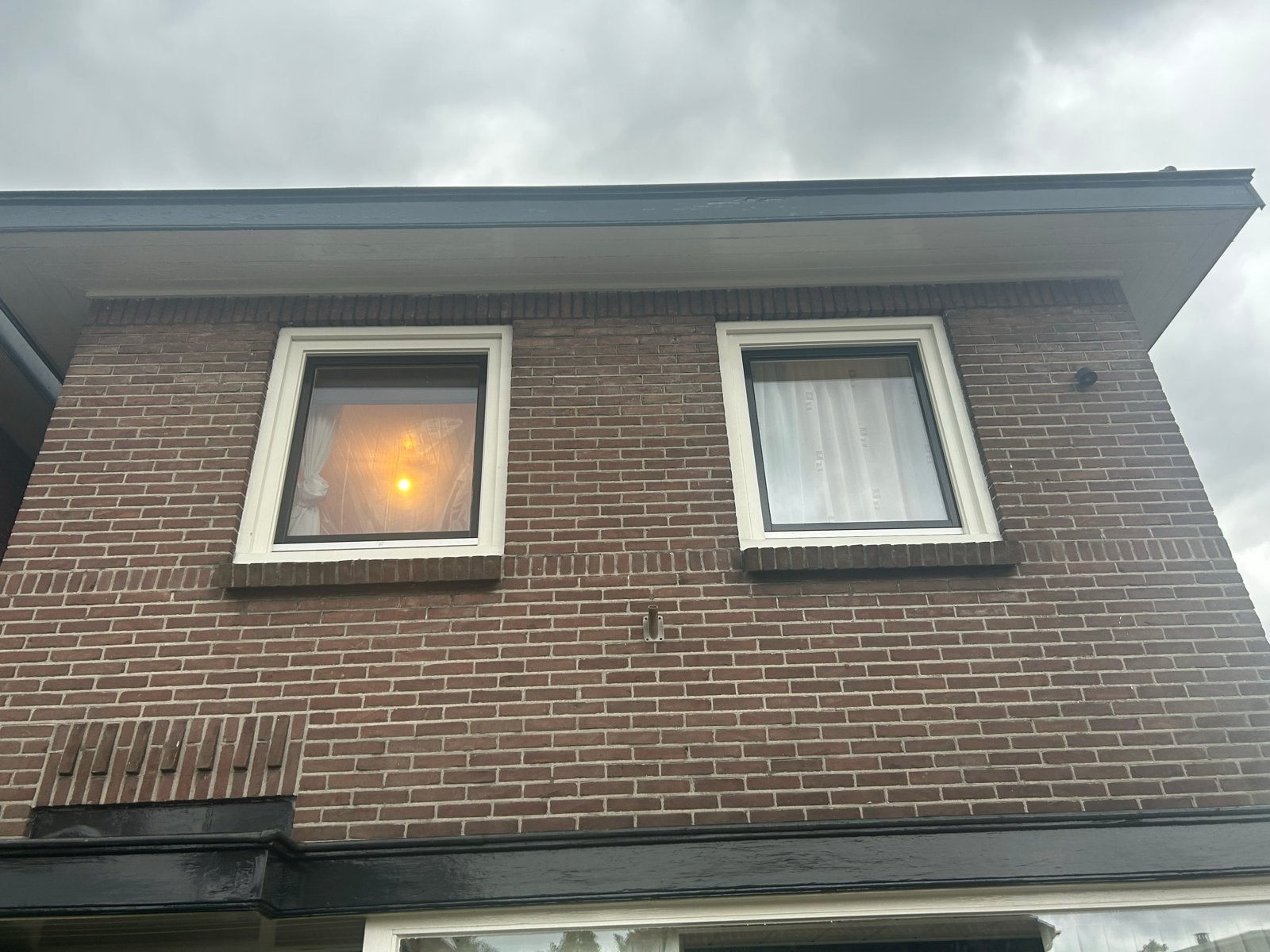Houten kozijnen met dubbele glas Gratis, Ophalen, Gevelraam of Ruit, Gebruikt, 120 tot 160 cm