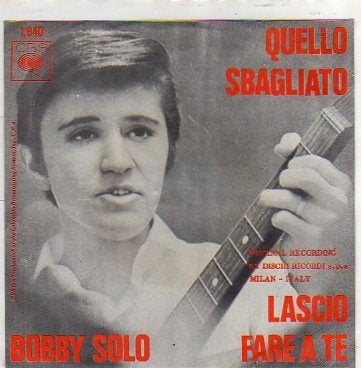 Bobby Solo- Quello Sbagliato, 7 inch, Ophalen of Verzenden, Zo goed als nieuw, Beschermende buitenhoes