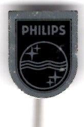 Philips zwart op blik spelde 12 x 14 mm ( V_128 ), Verzamelen, Speldjes, Pins en Buttons, Zo goed als nieuw, Speldje of Pin, Merk