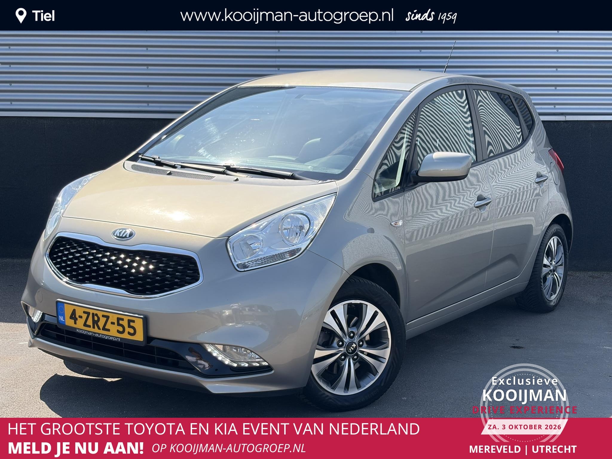 Kia Venga 1.4 CVVT First Edition Trekhaak, Navigatie, Nieuw, Auto's, Voorwielaandrijving, Gebruikt, 4 cilinders, 1396 cc