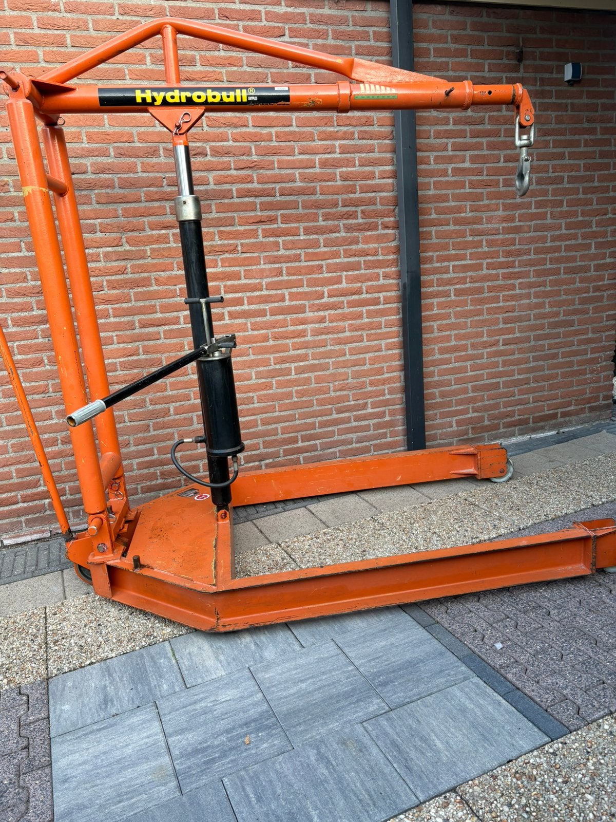 UNIEK Zware werkplaats kraan, Ophalen, Zo goed als nieuw