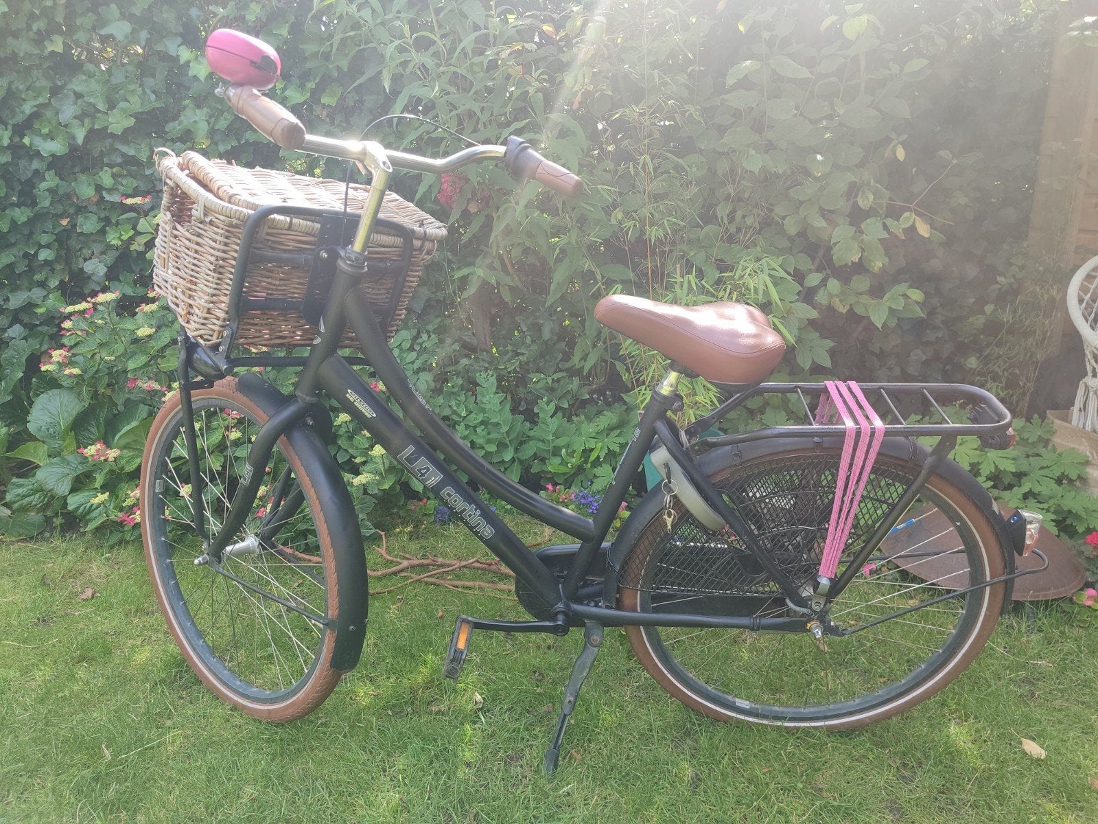 Cortina meidenfiets 26 inch, Fietsen en Brommers, Ophalen, Terugtraprem, Gebruikt, Cortina U4 transportfiets