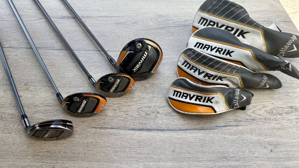 Callaway MAVRIK set Driver W3 W5  + originele covers, Sport en Fitness, Golf, Ophalen of Verzenden, Gebruikt, Set, Callaway
