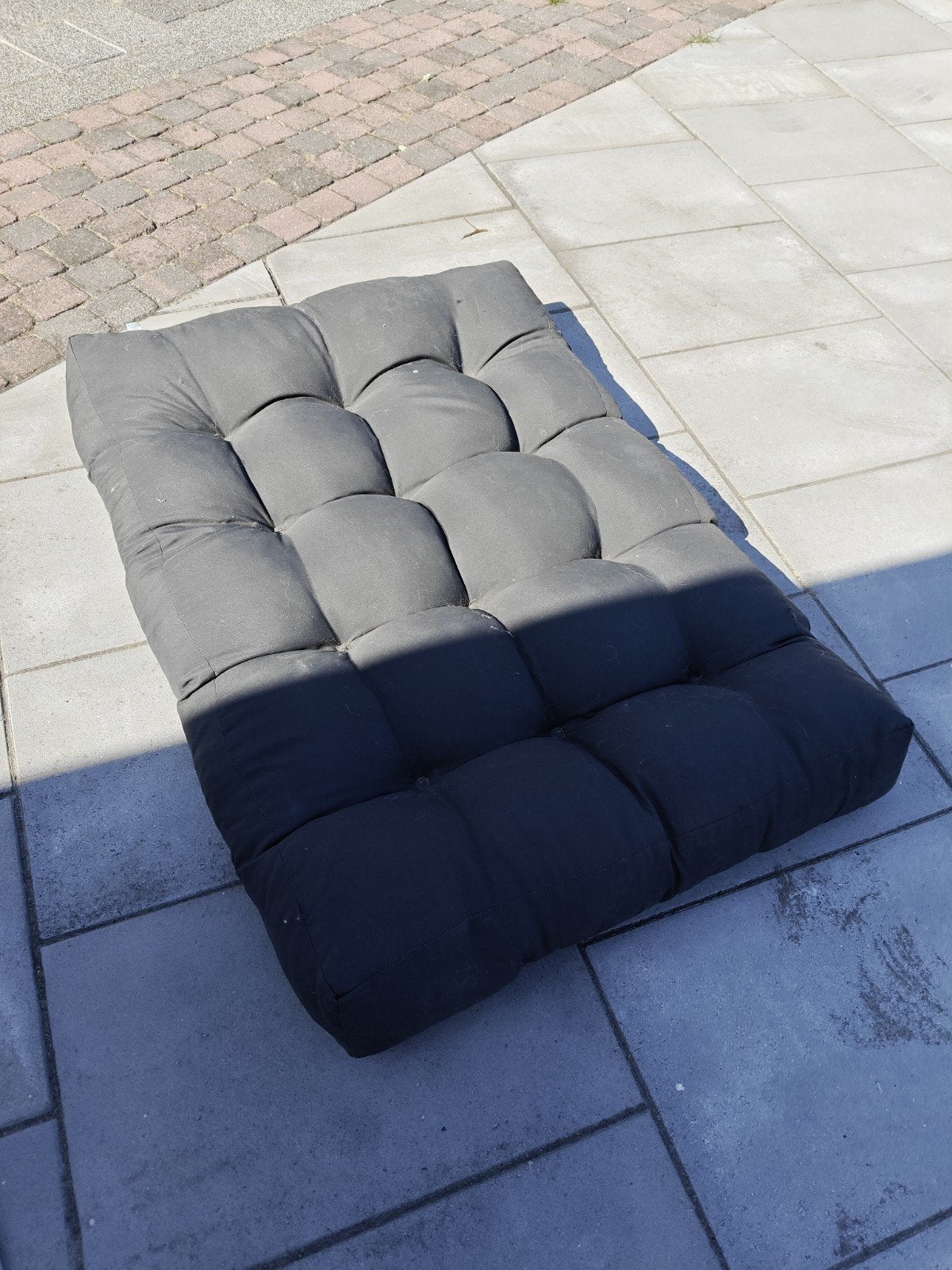 Palletkussen 100x80 cm - Donkergrijs, Ophalen of Verzenden
