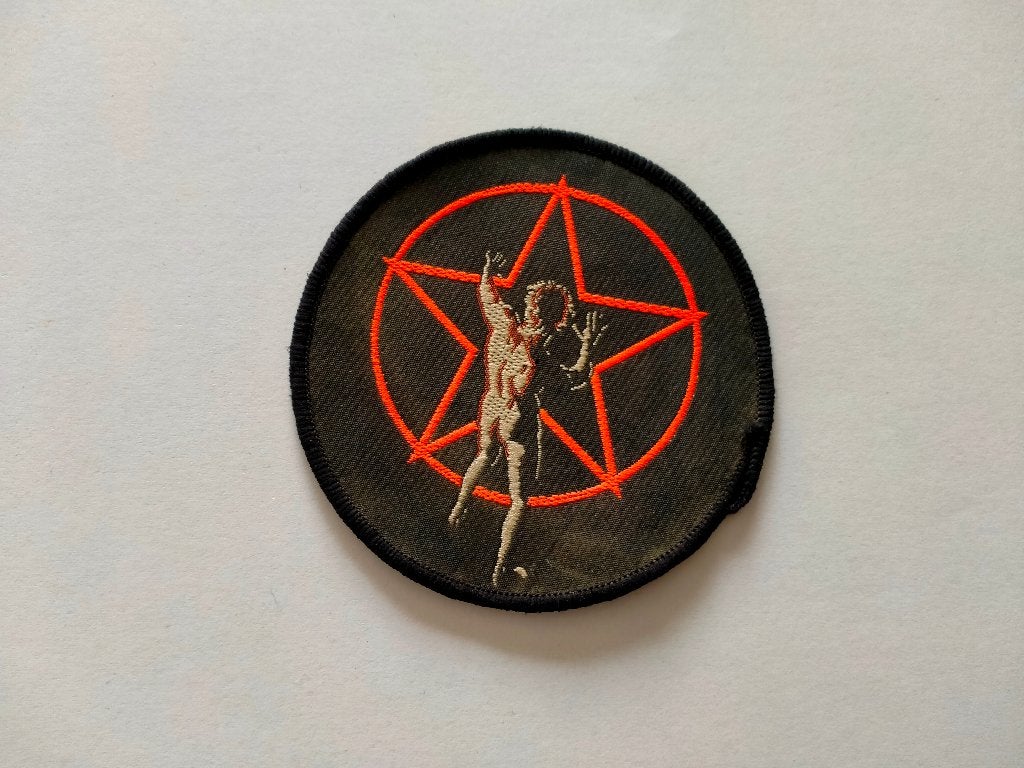 Rush ronde patch kleding embleem logo muziek RARE, Verzamelen, Ophalen of Verzenden, Gebruikt, Kleding