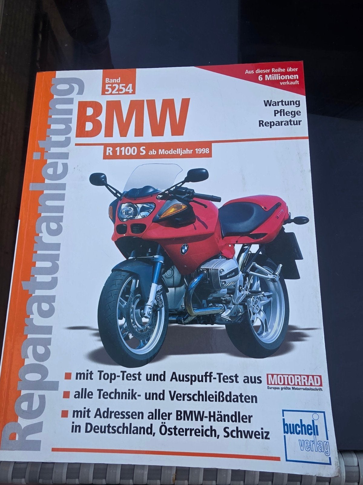 BMW R 1100 S Reparatiehandleiding (vanaf 1998), Motoren, Handleidingen en Instructieboekjes, Ophalen of Verzenden