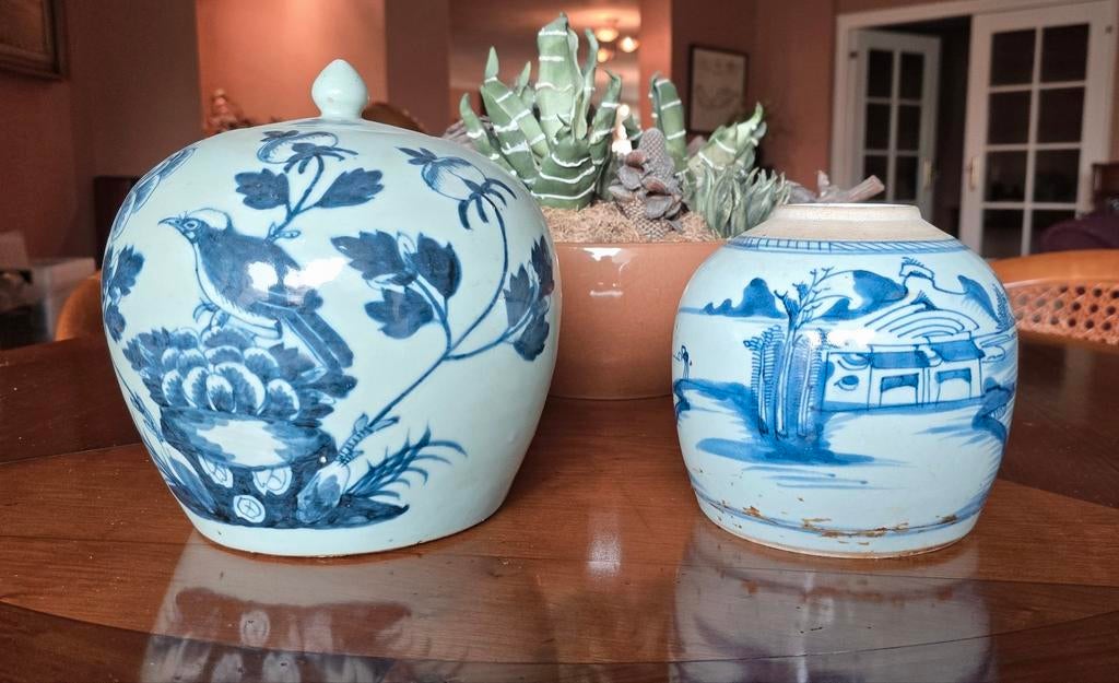Antieke gember- en kruidenpotten, vorige eeuw, Antiek en Kunst, Ophalen