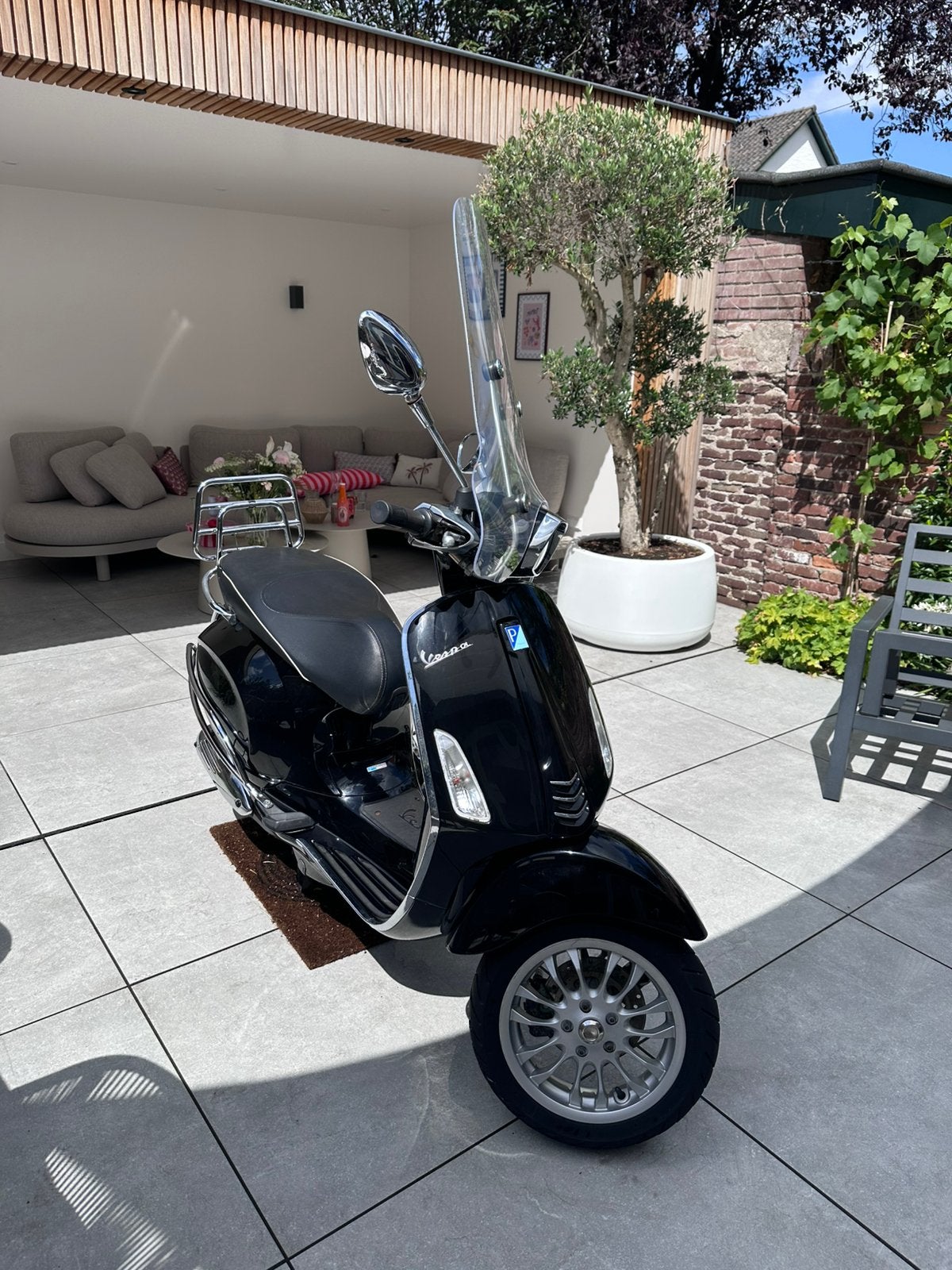 Vespa Sprint 2015 4 takt, Fietsen en Brommers, Scooters | Vespa, Ophalen, Gebruikt, Vespa S, Benzine