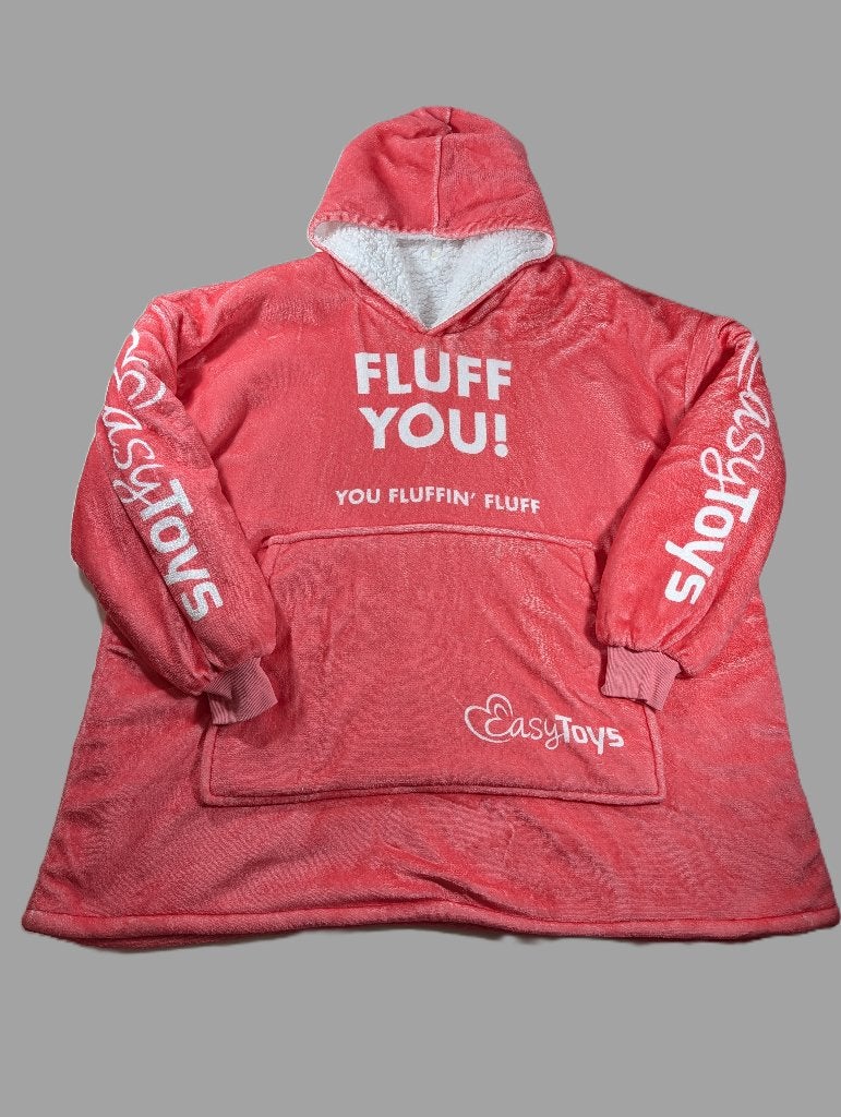 EasyToys snuggle hoodie deken | oversized fleece trui | roze, Easytoys, Maat 46/48 (XL) of groter, Ophalen of Verzenden, Zo goed als nieuw