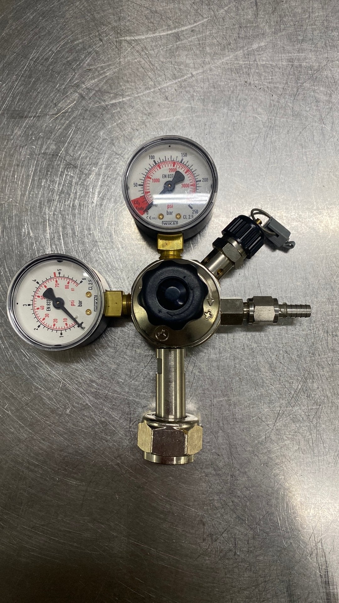 CO2 meter koolzuurgasmeter reduceerventiel biertap, Ophalen of Verzenden, Zo goed als nieuw, Overige merken