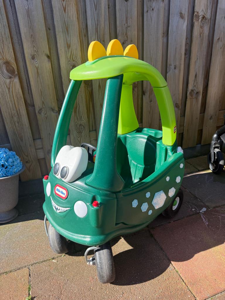 Groene Dino Loopauto - Little Tikes Cozy Coupe, Ophalen, Gebruikt, Loopvoertuig