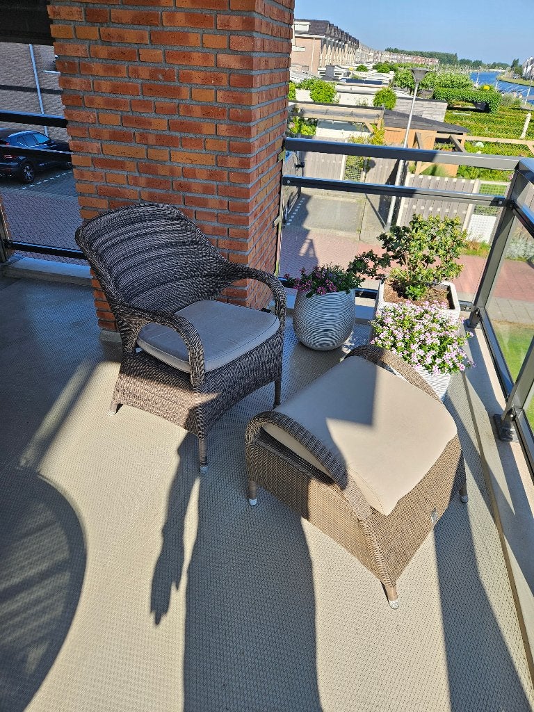 Voetenbankje, Tuin en Terras, Ophalen, Gebruikt