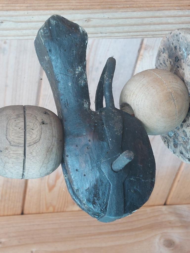 Oude houten Scheepskatrol, Ophalen of Verzenden, Gebruikt, Motorboot of Zeilboot, Gebruiksvoorwerp