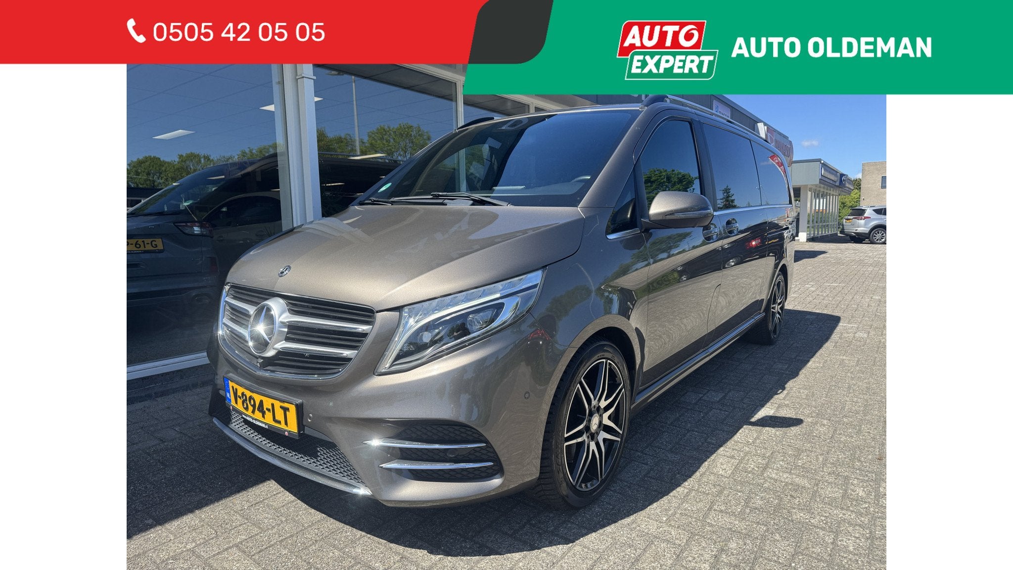 Mercedes-Benz V-Klasse 220d Extra Lang DC Avantgarde 360Came, Automaat, 2430 kg, Achterwielaandrijving, 4 cilinders