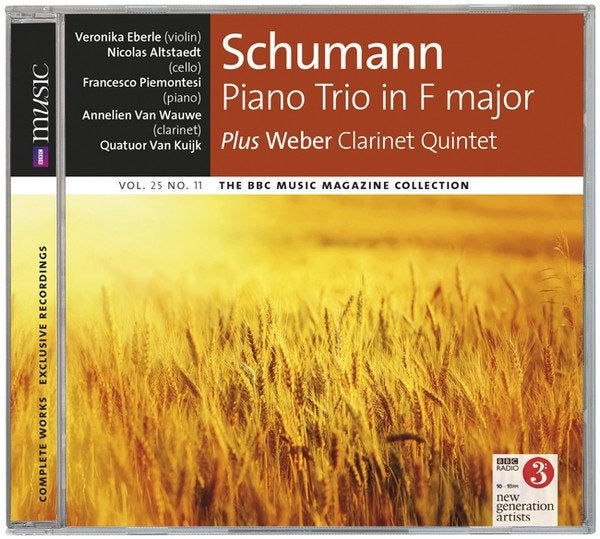 Schumann,Weber - Piano Trio In F Major/Clarinet Quintet=3,99, Ophalen of Verzenden, Classicisme, Zo goed als nieuw, Kamermuziek