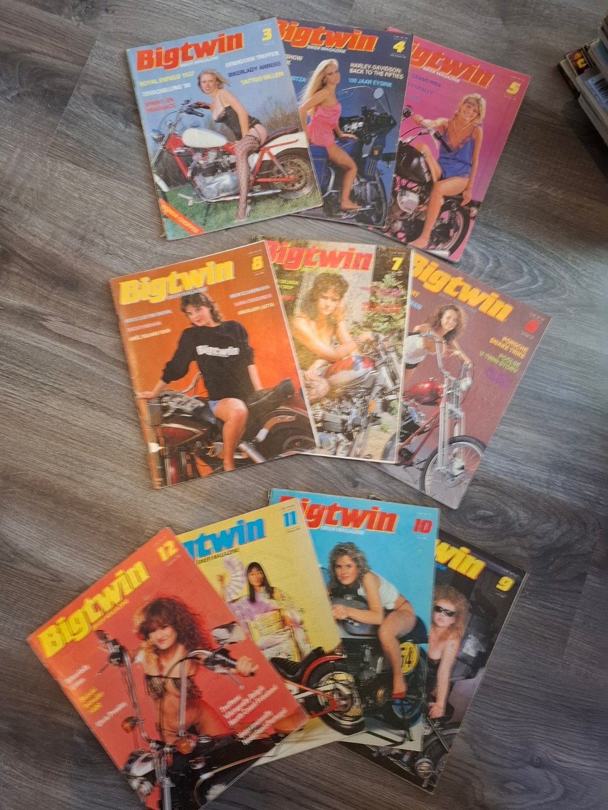 Grote collectie Bigtwin motorbladen, Ophalen, Gelezen