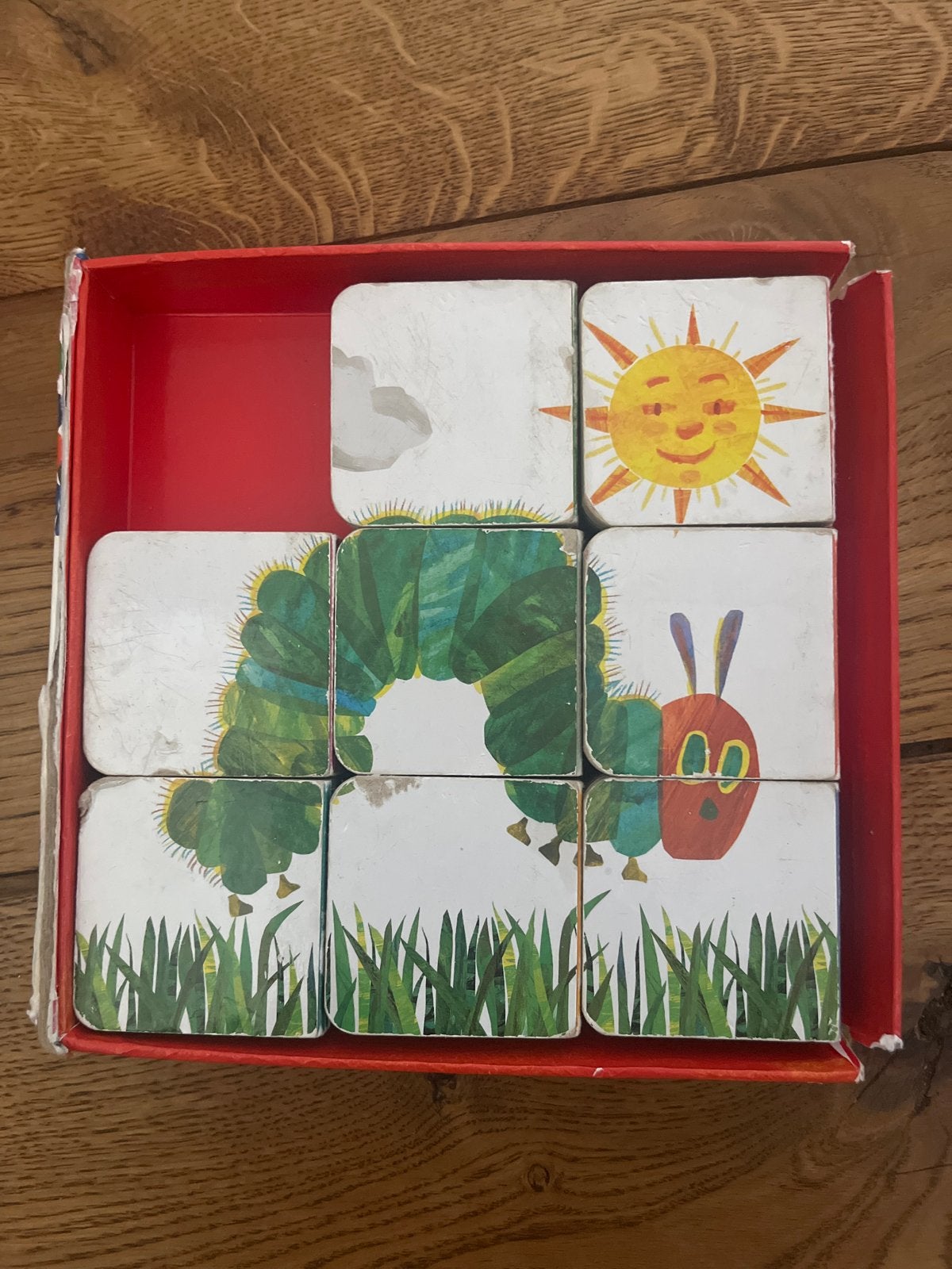 De Rupsje Nooitgenoeg Houten puzzelboekjes, Kinderen en Baby's, Ophalen, 2 tot 4 jaar, Gebruikt, Van hout