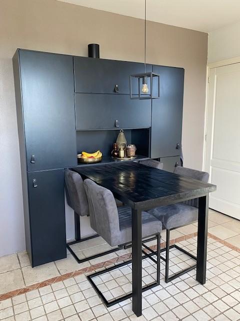 Keukenmeubel, Huis en Inrichting, Keuken | Keukenelementen, Zo goed als nieuw, 150 tot 200 cm, 150 tot 200 cm, 25 tot 50 cm, Zwart