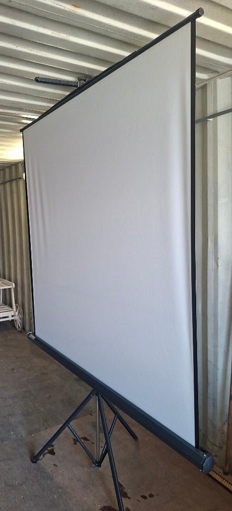 Projectiescherm op statief, Audio, Tv en Foto, Projectieschermen, Ophalen of Verzenden, Handmatig, Zo goed als nieuw