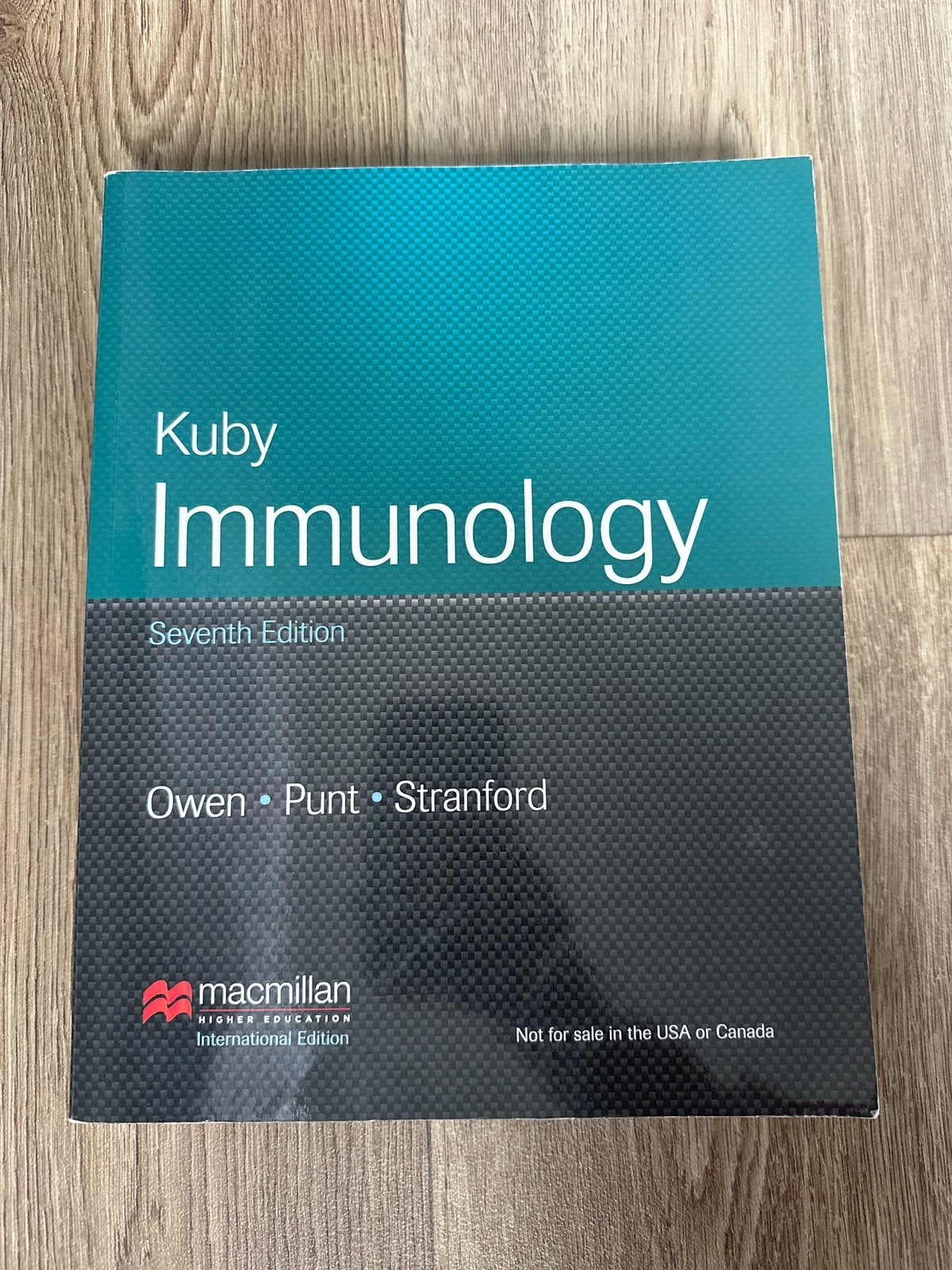 Judy Owen, Jenni Punt - 9781464137846. Kuby Immunology, Zo goed als nieuw, Judy Owen, Jenni Punt, Beta, HBO