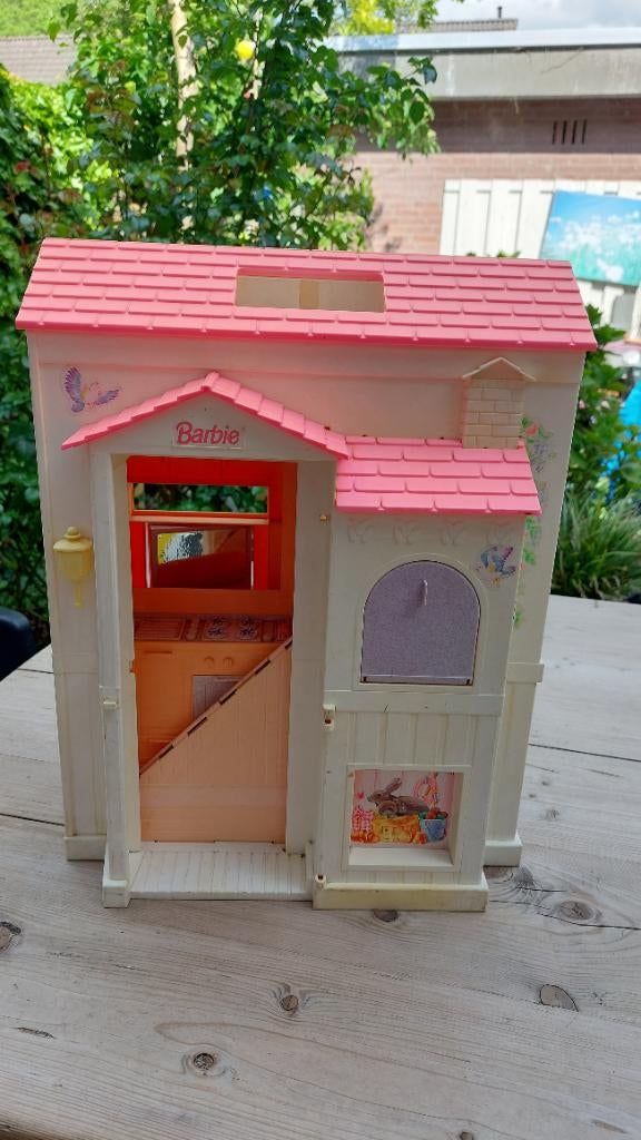 Barbie huis uit de jaren 90, Ophalen, Gebruikt, Kunststof