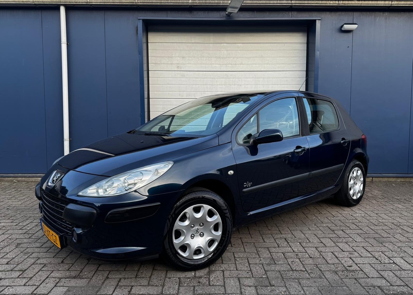 Peugeot 307 1.6 16V 5DR 2007 Blauw|Airco|Nwe DB Riem/, Voorwielaandrijving, Stof, Zwart, 4 cilinders