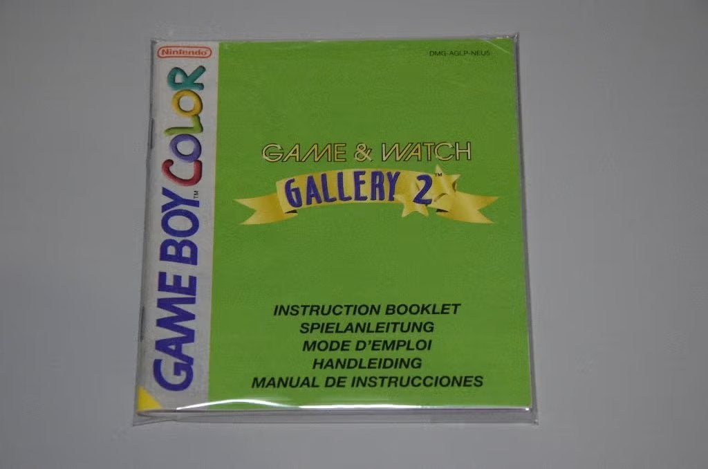 Nintendo Gameboy Color Game & Watch Gallery 2 (Handleiding), Spelcomputers en Games, Gebruikt, 1 speler, Ophalen of Verzenden