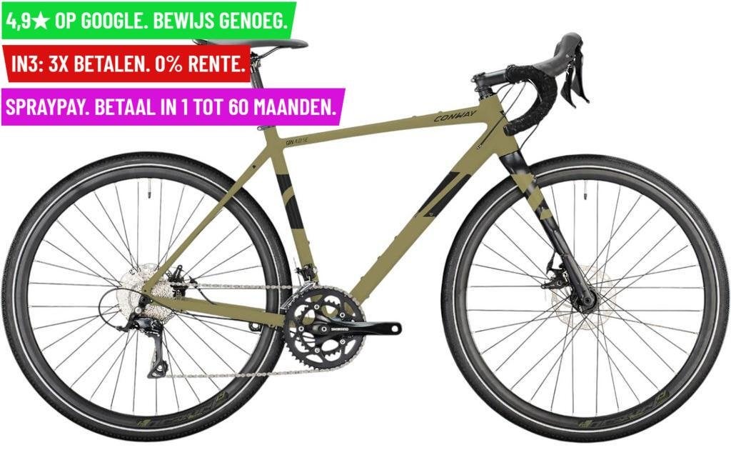 CONWAY Gravel GRV 4.0 SE 1 28"/55cm-XL/12 - Levering