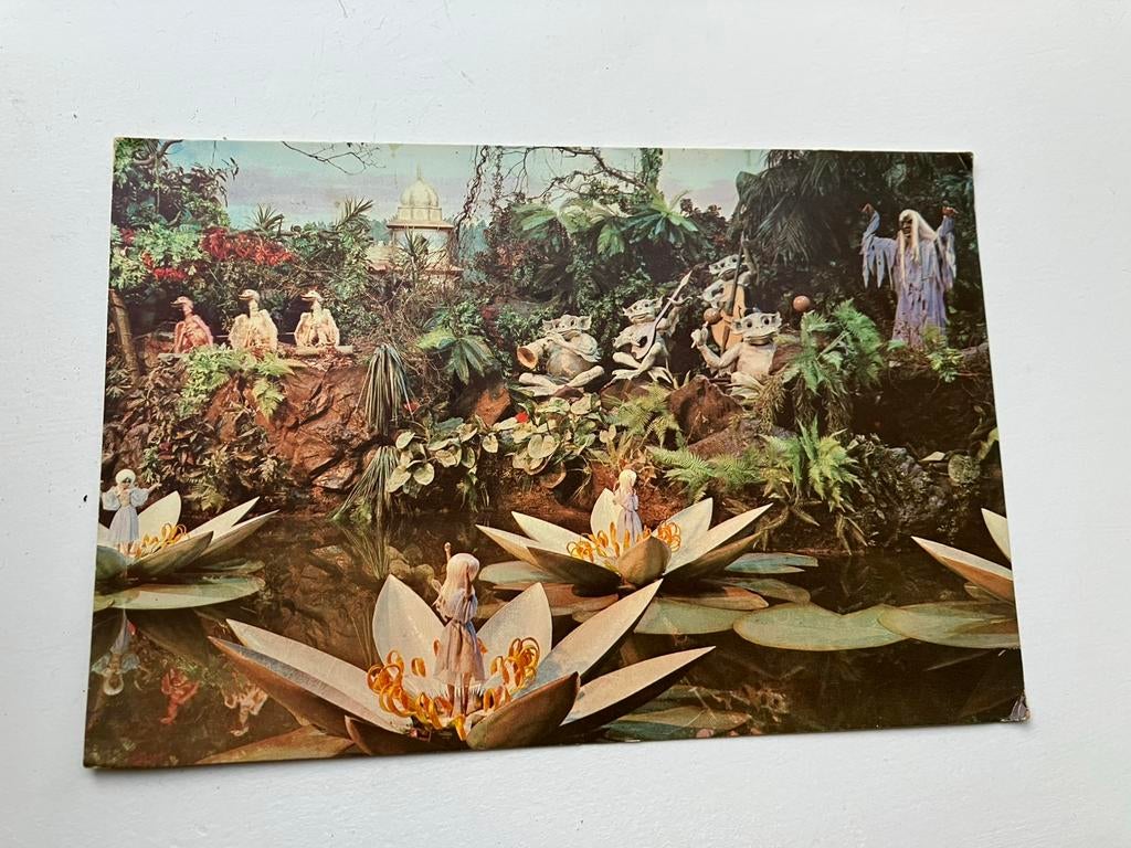 Ansichtkaart De Efteling Kaatsheuvel, indische waterlelies, Verzamelen, Ophalen of Verzenden, Overige typen
