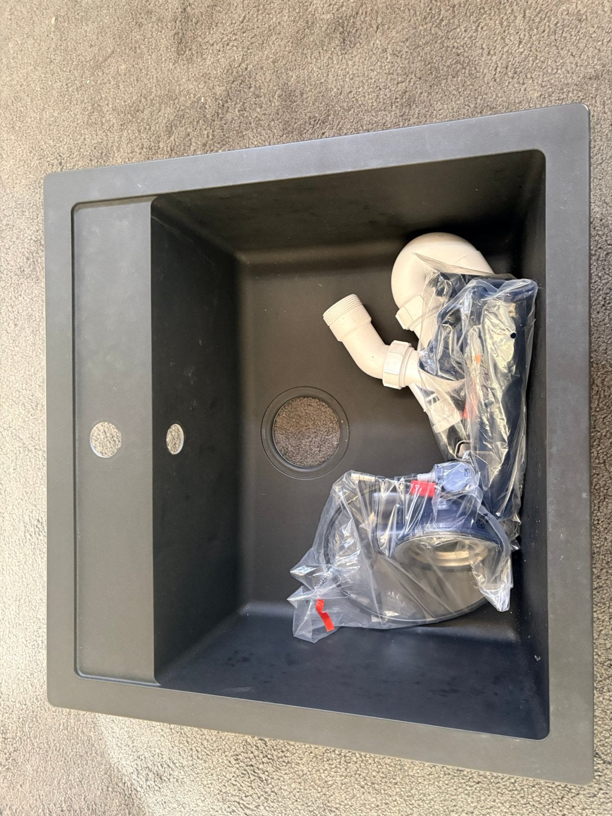 Spoelbak gitzwart Franke Sirius SID 610-56 Tectonite, Huis en Inrichting, Ophalen, Nieuw