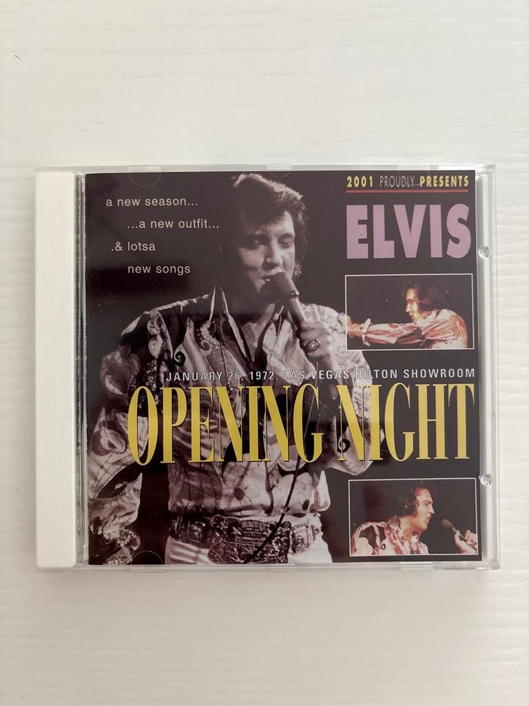 Elvis Presley - Opening Night CD (Bootleg), Ophalen of Verzenden, Zo goed als nieuw, Cd of Plaat