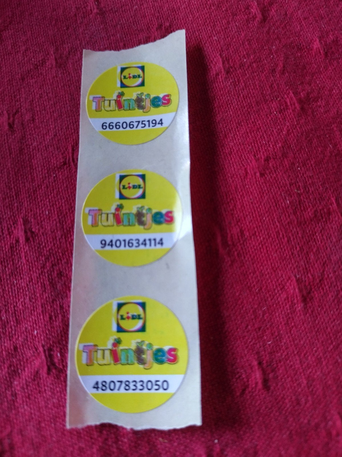 tuintjes stickers voor sparen van tuinzaden, Albert Heijn, Ophalen