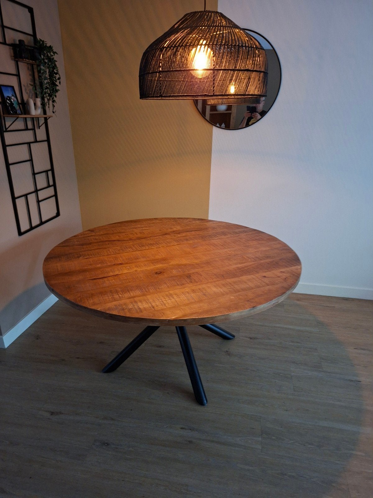 eetkamer tafel, Ophalen, Rond, 100 tot 150 cm, 100 tot 150 cm