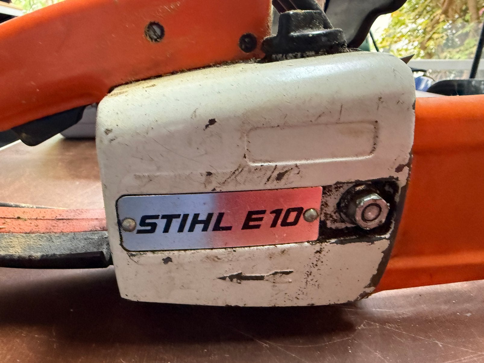Stihl E10 elektrische kettingzaag., Kettingzaag, Ophalen of Verzenden, Zo goed als nieuw, 30 tot 70 mm