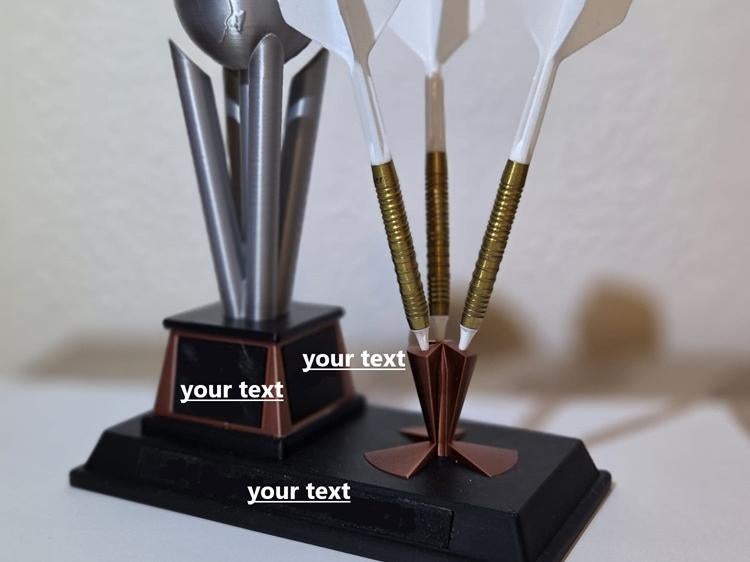 Darts Trophy met Engraving  World Championship  darthouder, Hengelo OV, Overige typen, Nieuw, Ophalen of Verzenden