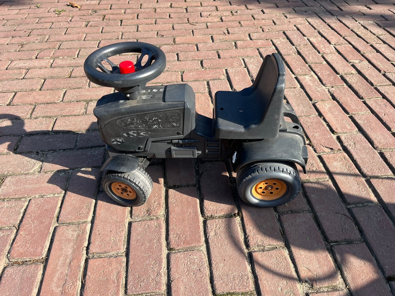 Loop tractor zwart, Ophalen, Gebruikt