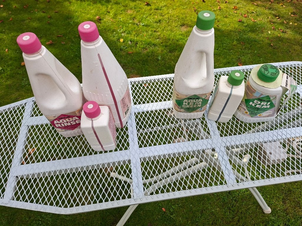 AQUA Rinse + Aqua KEM Green. Toilet vloeistof camper - boot, Ophalen, Nieuw