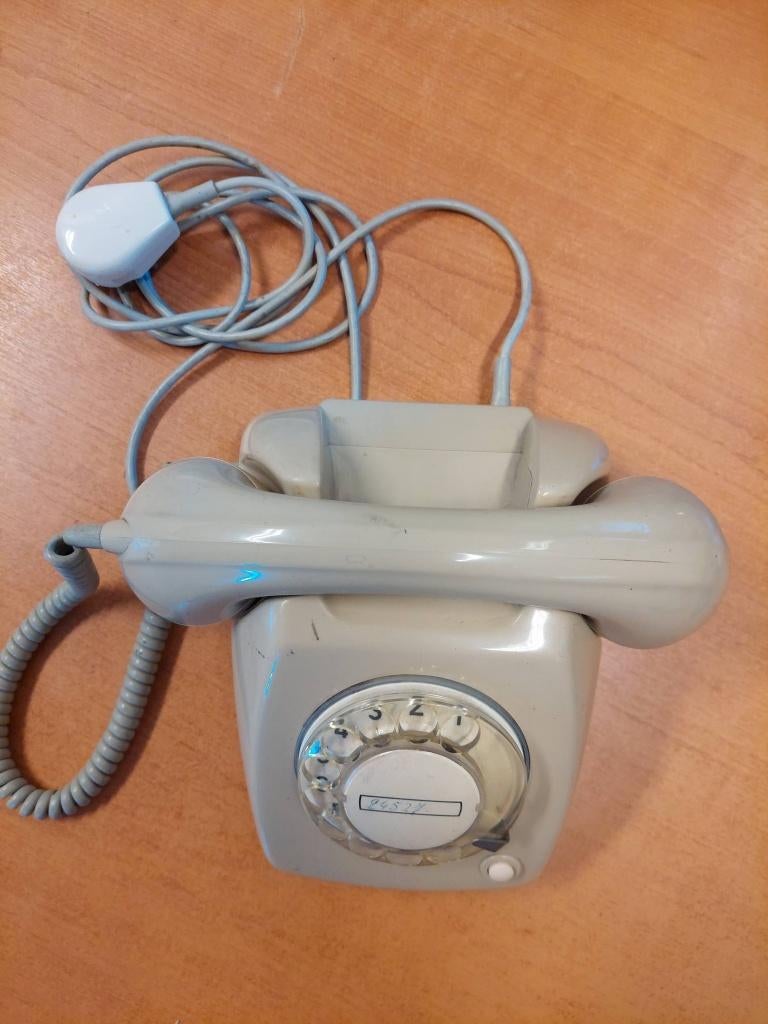 Vintage PTT T65 Telefoon met Draaischijf - Crème, Eu, Gebruikt, Eu, Met draaischijf