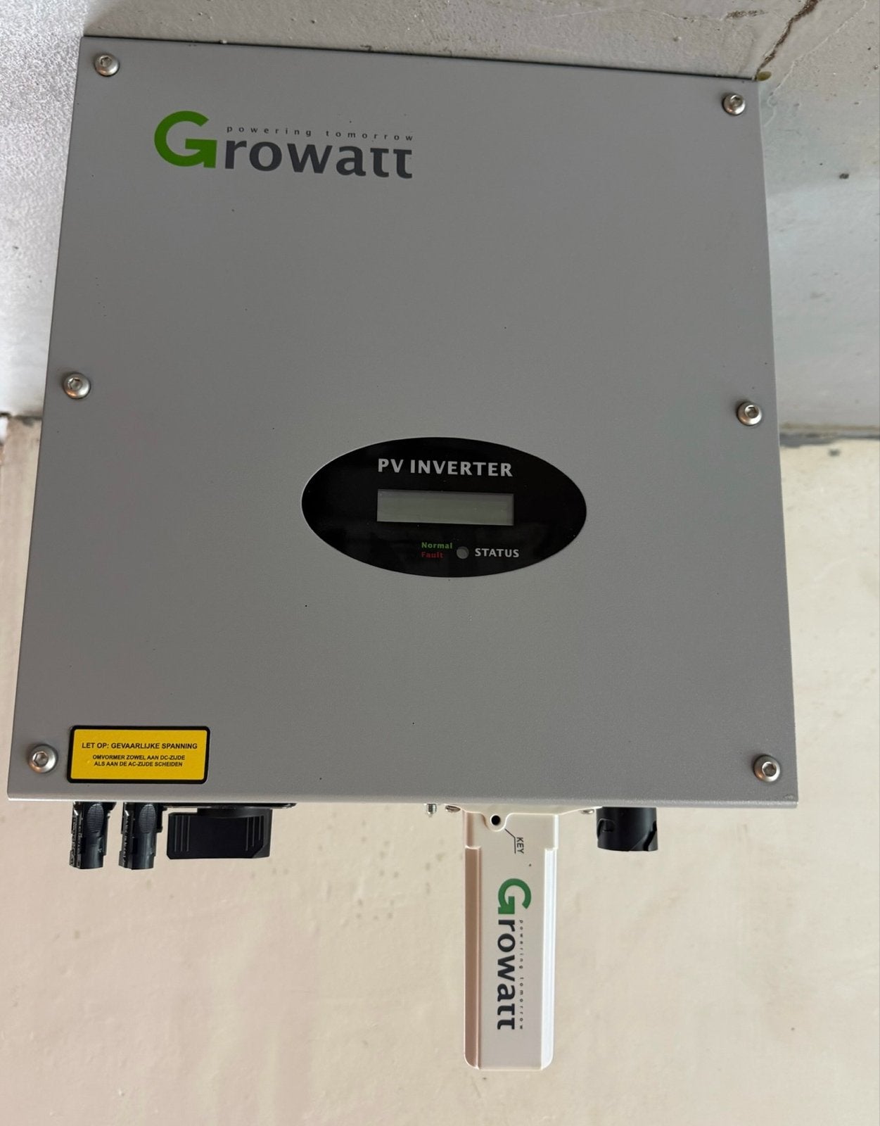 Growatt 5000MTL-S PV Omvormer uit 2018 incl. Wifi module, Ophalen of Verzenden, Gebruikt, Overige typen
