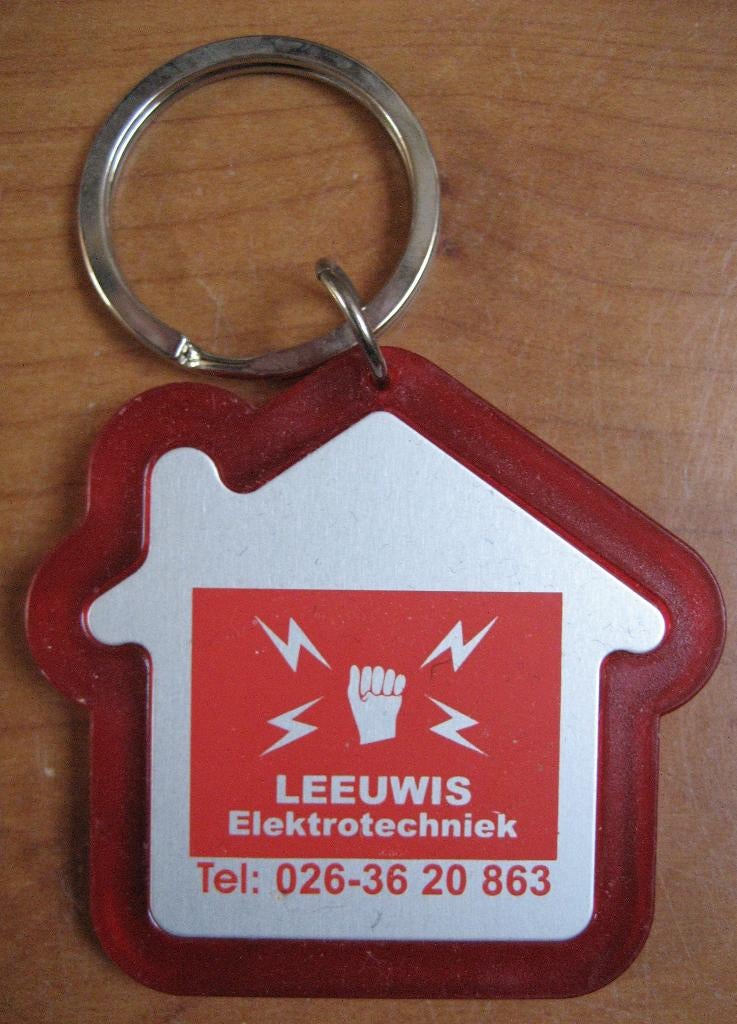 Sleutelhanger Leeuwis Elektrotechniek., Ophalen of Verzenden, Zo goed als nieuw, Overige typen