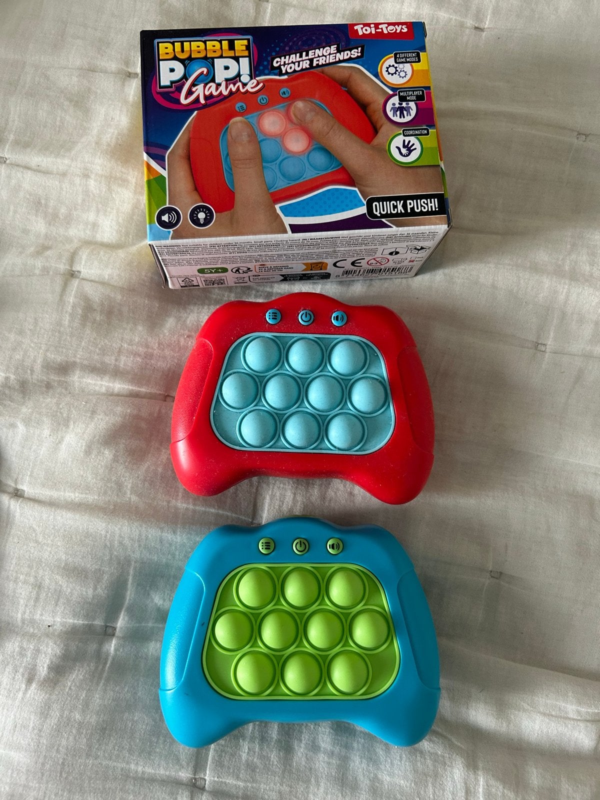 Bubble Pop Game - 2 stuks (rood en blauw), Ophalen of Verzenden, Nieuw, Jongen of Meisje
