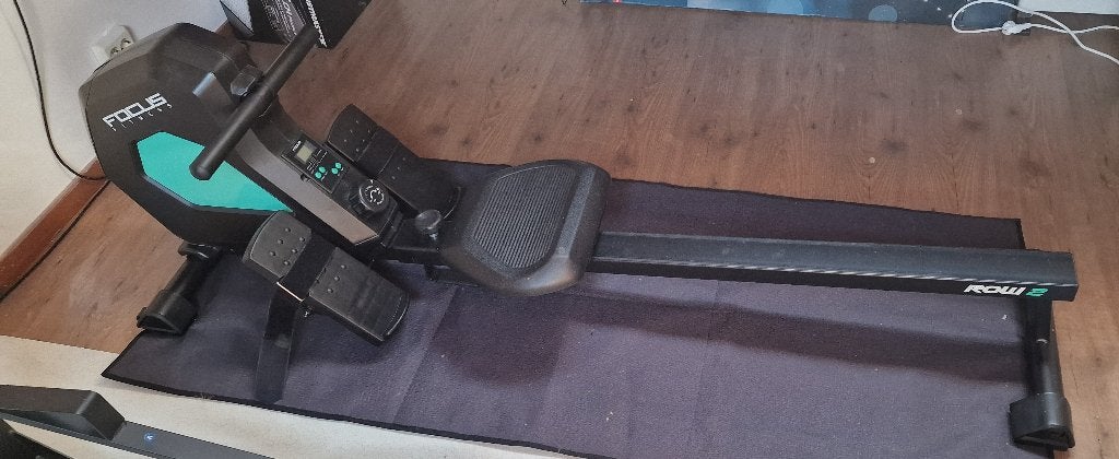 Roeimachine Focus Fitness Row 2, Ophalen, Zo goed als nieuw, Metaal, Roeitrainer