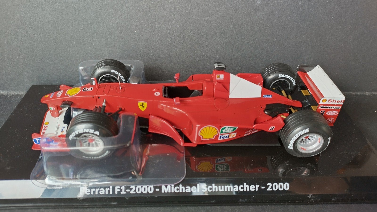 Ferrari F1 2000 Michael Schumacher 1:24 Altaya Ixo Pol, Overige merken, Auto, Verzenden, .